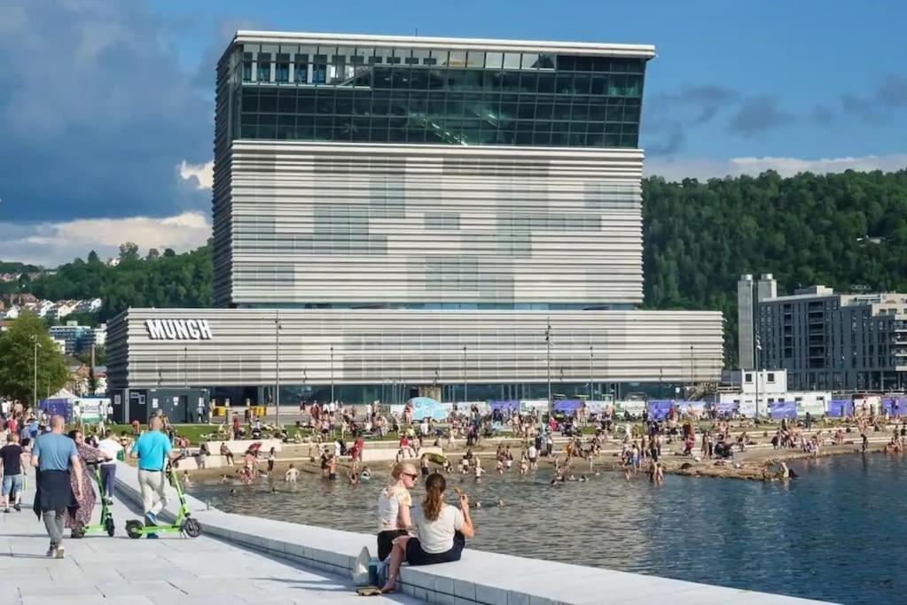 Luxury 2-Bedroom Apartment With Seaview In Oslo City Center Экстерьер фото