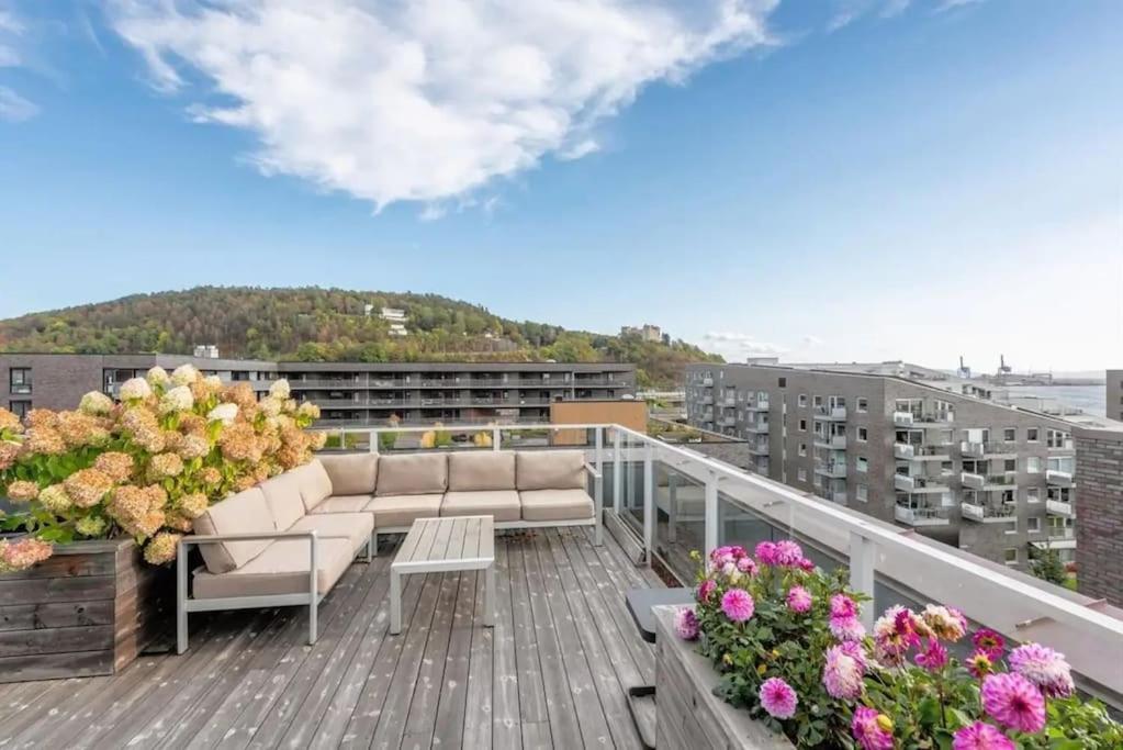 Luxury 2-Bedroom Apartment With Seaview In Oslo City Center Экстерьер фото
